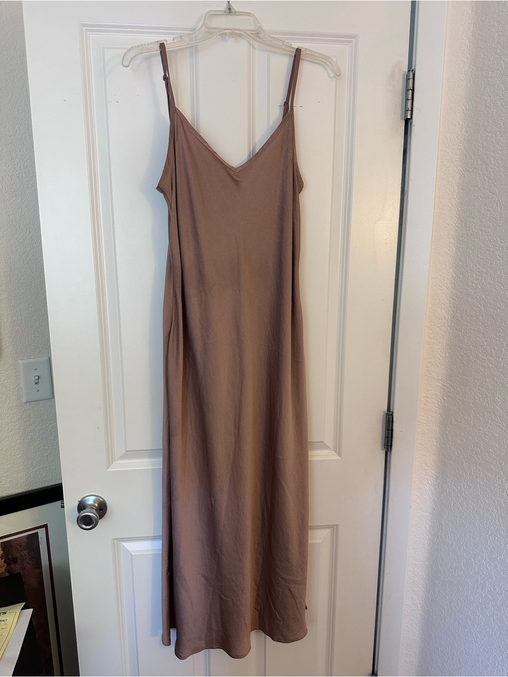 NIC+ZOE Bronze Slip Maxi Dress